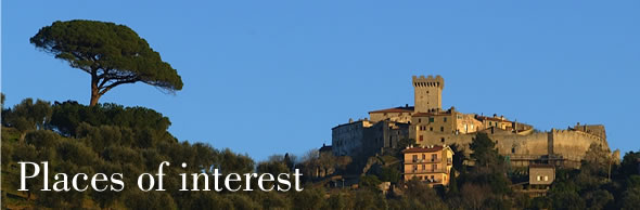 Places of interest in and around Monte Argentario